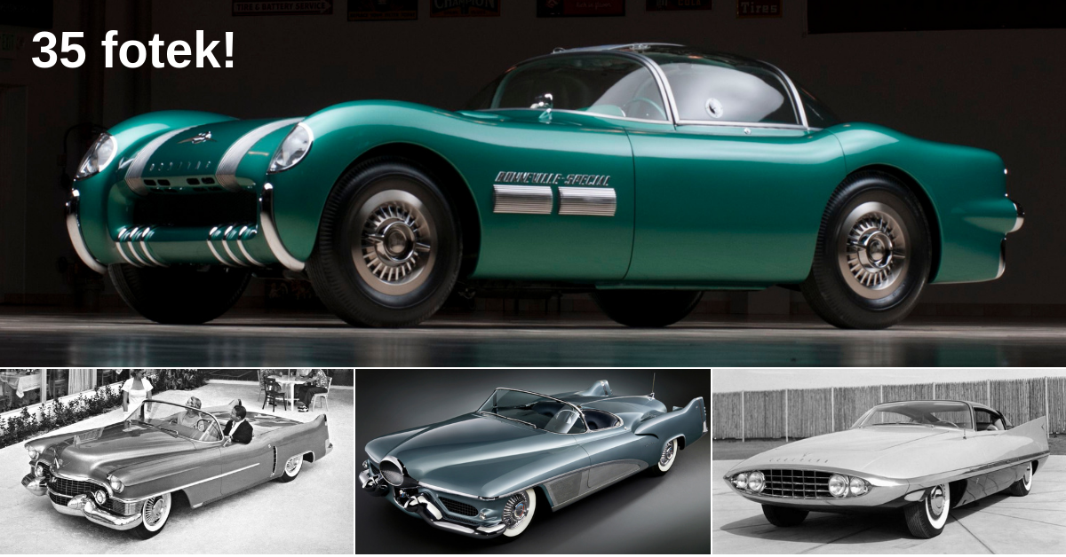 5 nejlepších prototypů, se kterými přišel Detroit v 50. letech