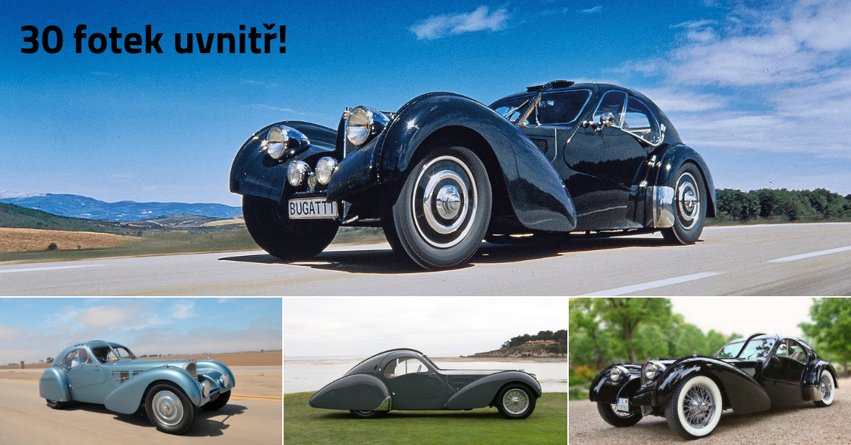 Bugatti 57 SC Atlantic - luxusní kupé snů