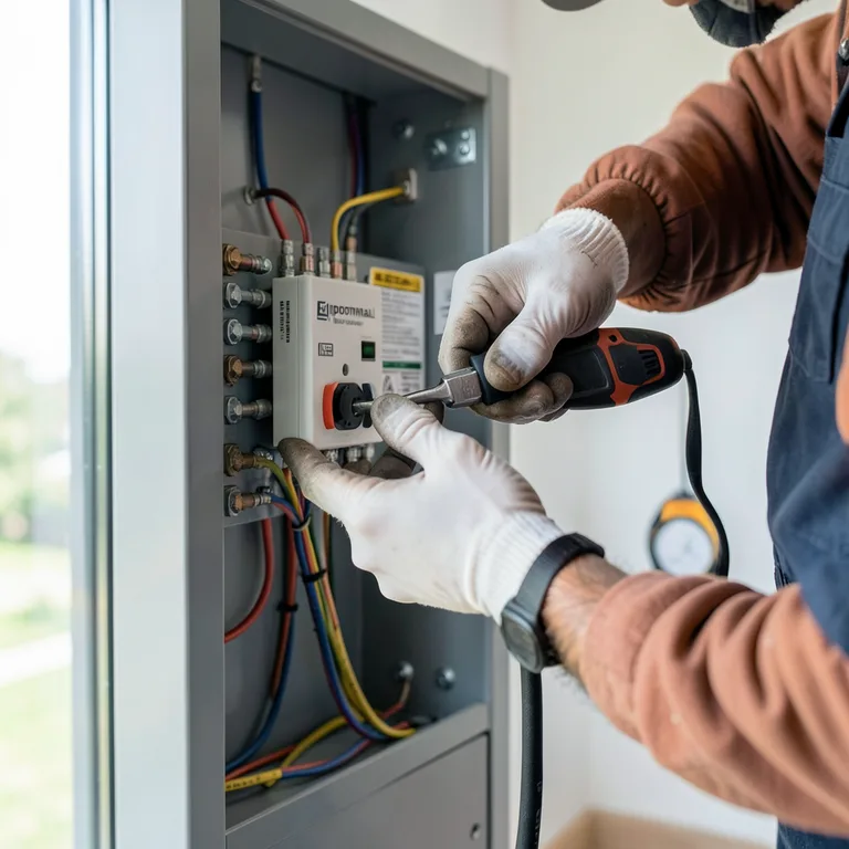 Ekvipotenciální a met svorkovnice v elektroinstalaci - ilustrační foto