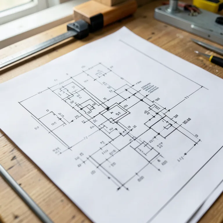 Elektroinstalace symboly a značky ve výkresech - ilustrační foto