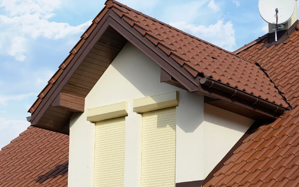 Dormer window roof structure