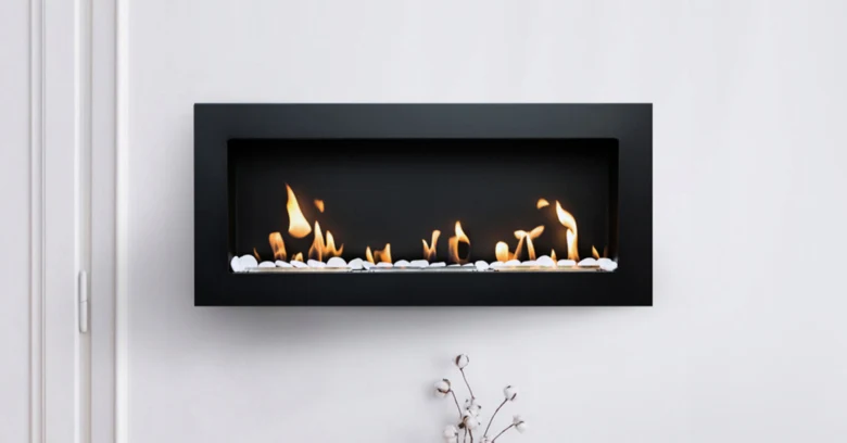 Modern bioethanol fireplace