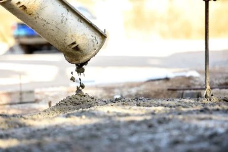 Concrete pouring process