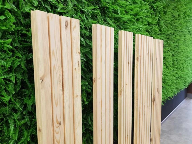 Wooden wall panels